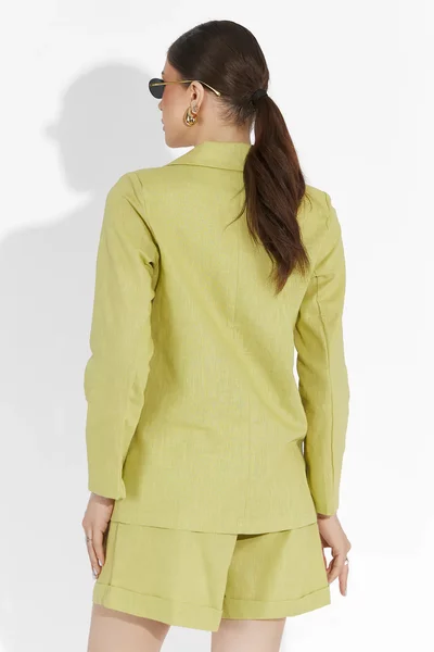 Compleu cu pantaloni scurti verde lime Dodle Bogas